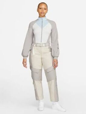 NWT Women’s Air Jordan Two-Tone Beige & Taupe Cargo Pants